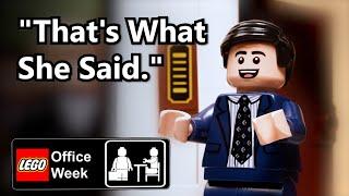 Michael Scott Retires From Comedy in LEGO #legoofficeweek