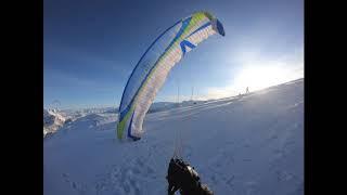 Winter Paragliding Chäserugg