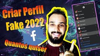 Como criar Perfil/conta fake (falsa) antibloqueio no Facebook em 2022 sem precisar de número (atual)