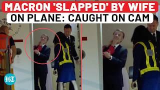 On Cam: Macron 'Slapped' By Wife On Plane During Vietnam Visit?| France| Brigitte| Emmanuel| Paris