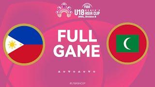 Philippines v Maldives | Full Basketball Game | FIBA U18 Women's Asia Cup 2024 | Div B | Group Phase