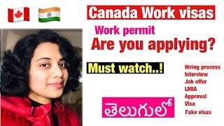 Canada work permits || Srivani Talks || Telugu vlogs from canada #Telugupeople #Canadatelugu
