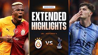 Galatasaray vs. Tottenham: Extended Highlights | UEL League Phase MD 4 | CBS Sports Golazo