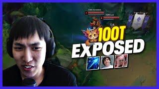 TSM EXPOSES 100T (Feat. Sneaky & Meteos - TSM VS 100T) | Doublelift