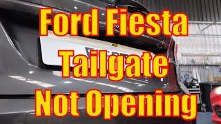 MK7 Ford Fiesta - How To Diagnose & Fix Tailgate Not Opening