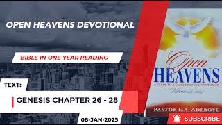 Open Heavens Bible in One Year Reading 08-01-2025