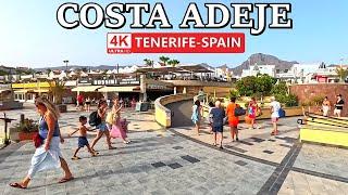 TENERIFE - COSTA ADEJE | Temperatures Rise and with Calima  4K Walk ● July 2024