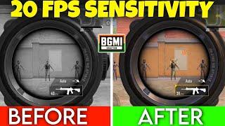 BGMI/PUBG 20 & 30 FPS Best Sensitivity Code Copy Paste | Low And Device Best Sensitivity