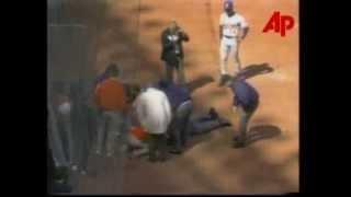 VIDEO: MLB Umpire John McSherry Suffers Massive Heart Attack (April 1, 1996)