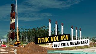 Mulai Terpasang Keemasan di Tugu Titik Nol IKN & Pantauan Terkini kegiatan pekerja di KIPP