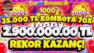 Sweet Bonanza 1000 | 25.000 TL KOMBOYA 70X 2.940.000.00 TL FARM REKORU KIRILDI !!