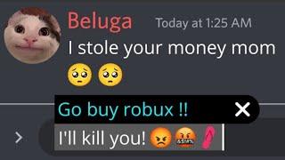 When autocorrect save your life... #OverSmart | 2 min with beluga #beluga