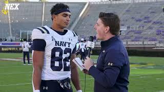 Navy Football Interview: Nathan Kent vs. ECU