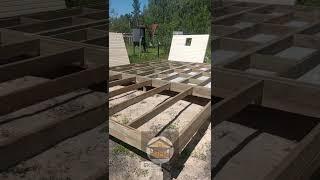 Бани под ключ. Монтаж фундамента.