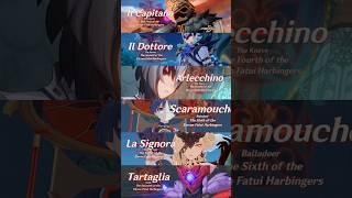 All of The Fatui Harbingers Entrances  | Genshin Impact