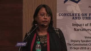Ms Sumitra Goenka speaking at IndoiAnalytics Conclave