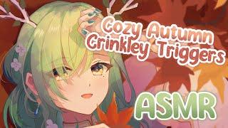 【Fauna's ASMR】 Cozy Autumn ASMR  Crinkley & Comfy #holoCouncil