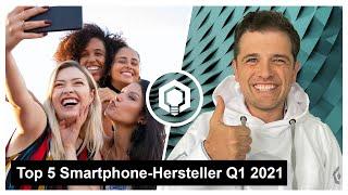 Top 5 Smartphone-Hersteller der Welt Q1 2021