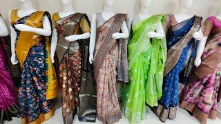 Trending Sarees designs |Latest sarees for wedding season |fancy sarees At Dilsukhnagar |Sarees