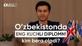 O’zbekistondagi eng kuchli diplomni qaysi Universitet bera oladi?