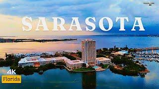 SARASOTA FLORIDA USA  4k / Sarasota Magic: A drone in flight over the coast of Florida" 2024 PART 1