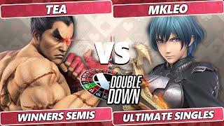 Double Down 2022 Winners Semis - Tea (Kazuya Mishima) Vs. MkLeo (Byleth) SSBU Smash Ultimate Tournam