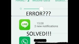 How to Fix an Error Notif in Line (Android)/Cara membetulkan Notif Line yang eror (Android)