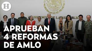 Diputados aprobaron 4 iniciativas constitucionales de reformas propuestas por AMLO ¿Cuáles son?