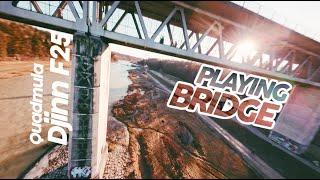 Playing Bridge || FPV Cinematic Freestyle || Quadmula #Djinn F25