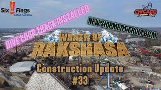 Six Flags Great America Wrath Of Rakshasa Construction Update #33