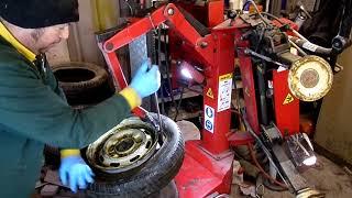 How to use a butler 1050 airdraulic/hunter tyre changer, (my attempt)