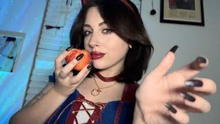 Snow White Comforts You By Scratching Your Face| ASMR *face tracing* *counting freckles*