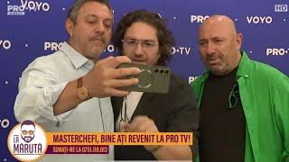 Chefii se întorc la PRO TV! Primele declarații: Bontea, Dumitrescu și Scărlătescu la Masterchef