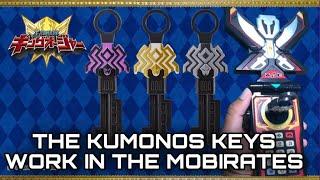 SPIDER KUMONOS KEYS in the MOBIRATES | 王様戦隊キングオージャー | OHSAMA SENTAI KING-OHGER | GOKAIGER | ゴーカイジャー