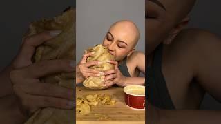 small chipotle burrito mukbang #chipotle #burrito #mukbang #foodie