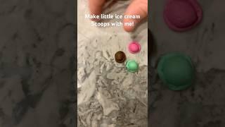 How to make little ice cream scoops