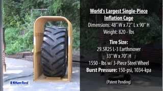 HUGE TIRE EXPLOSION: Ken-Tool Introduces the World's Largest Single-Piece Tire Inflation Cage