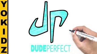 Dude Perfect Logo Drawing | YoKidz Drawing | YoKidz Channel