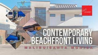 Ultimate Oceanfront Luxury Home Tour | Contemporary Beachfront Living in Malibu/Santa Monica!