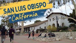 [4K] Walking SAN LUIS OBISPO, CALIFORNIA (A Walking Tour)