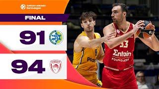 Clutch PERFORMANCE Shines | Maccabi - Olympiacos | BASKETBALL HIGHLIGHTS R10 2024-25