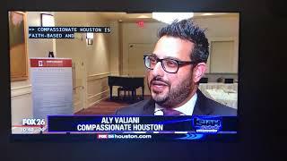 Fox 26 News Interview for Compassionate Houston board member Aly Valiani