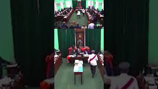 Chaos in Bahamas parliament as MP throws mace out of window