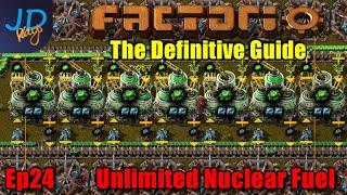 Factorio 1.0 The Definitive Guide Ep24 ️Unlimited Nuclear fuel ️Guide For New Players walkthrough