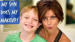 My SON Does My Makeup!