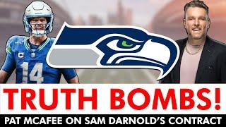 Pat McAfee Drops TRUTH BOMBS About Sam Darnold’s Contract With The Seattle Seahawks