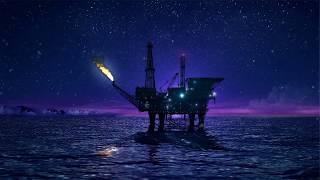  Relaxing Sounds of an Oil platform in the Arctic Ocean with Wind, Water & Snow Falling Ambience