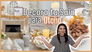 DECORA tu SALA para OTOÑO 2024 / Fall decor ideas / Fall Decorate with me