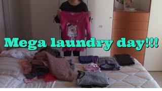 MEGA LAUNDRY DAY!!!/Giornata di lavatrici!/Family GAGA