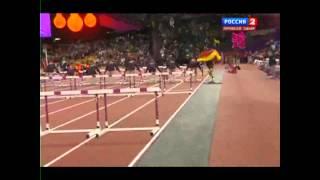 Robert Harting Discus Thrower From Germany Celebrates His Olympic Gold Medal